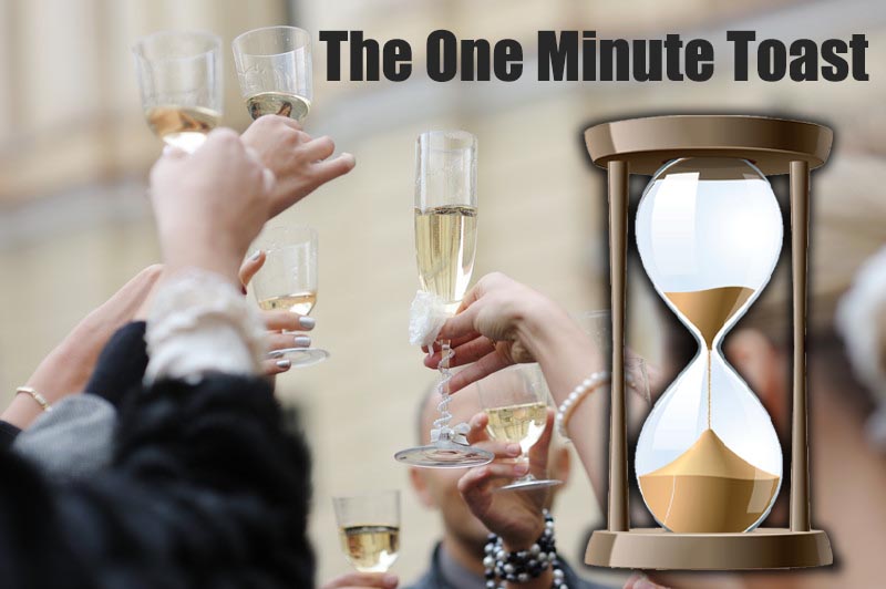 one minute wedding toast